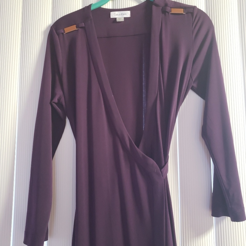 Calvin Kline Wrap Dress